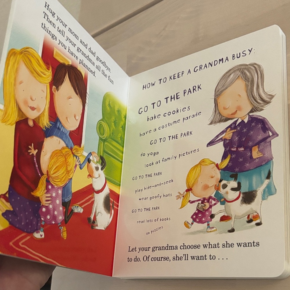 How to Babysit a Grandma and Grandpa Board Books - Picture 4 of 4